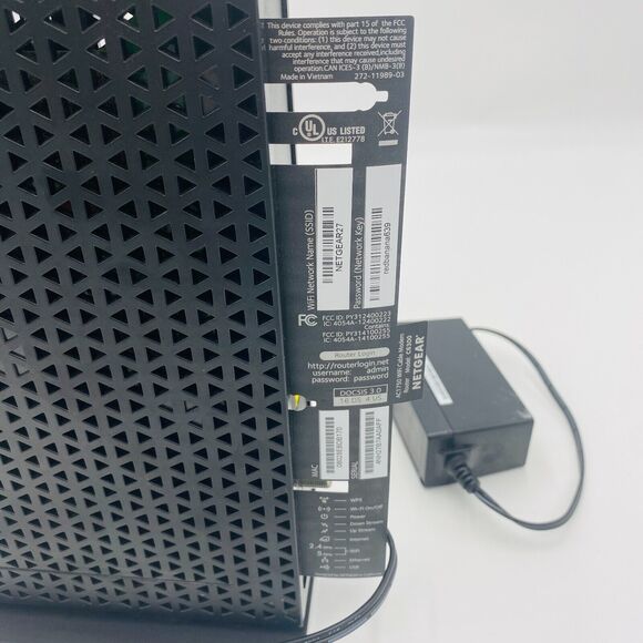 Netgear AC1750 Dual-Band WiFi Modem Router Model C6300 #U8561 - Picture 10 of 12